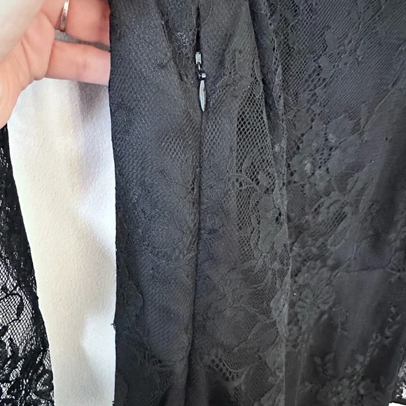 The Letter Black Lace Cocktail Mini Dress - Anthropologie Style XS - Picture 9 of 14